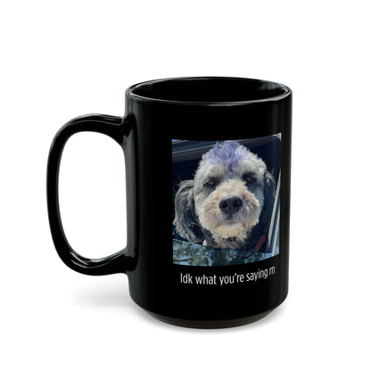 Purple Mohawk Dog Mug - Funny Gift