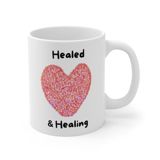 Heartfelt Love Mug | Cute Gift for Friends, Family, Coffee Lovers, Valentine's Day, Anniversary