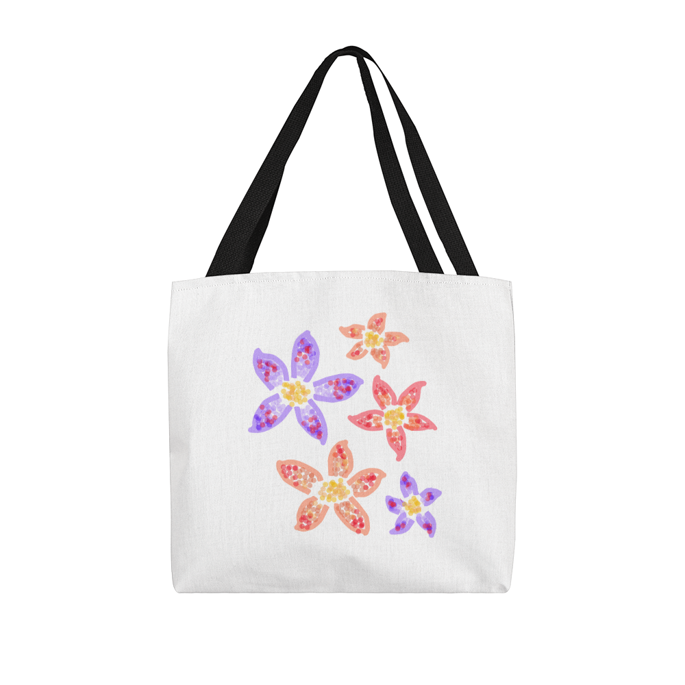 Colorful Flower Tote