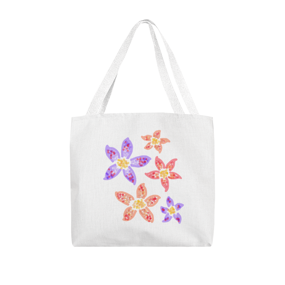 Colorful Flower Tote