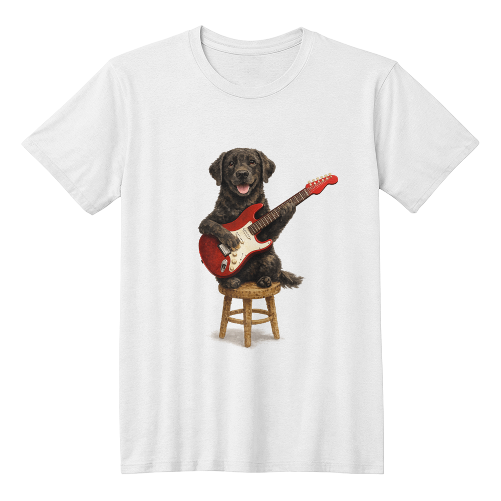 Dog Playing Guitar T-Shirt