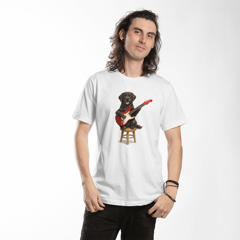 Dog Playing Guitar T-Shirt