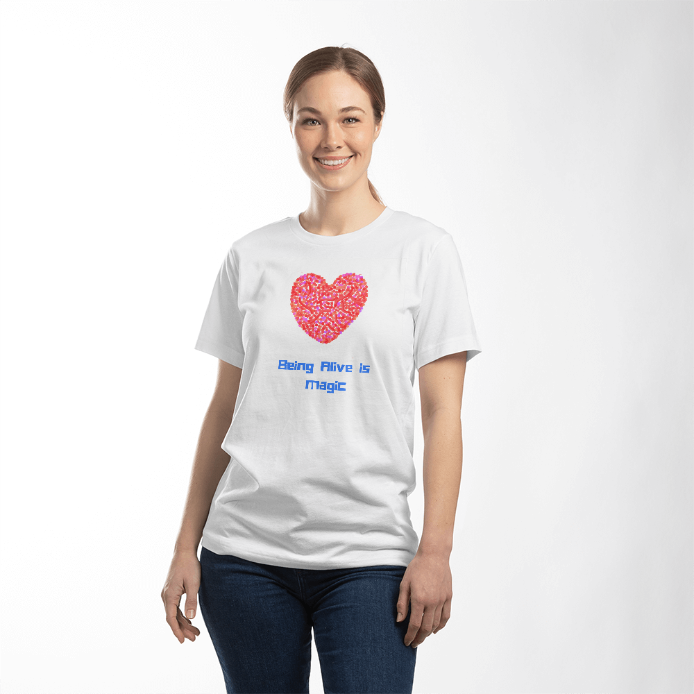 Mosaic Heart T-Shirt version 3