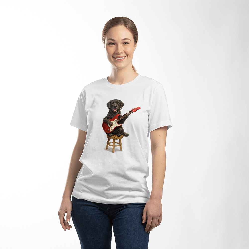 Dog Playing Guitar T-Shirt