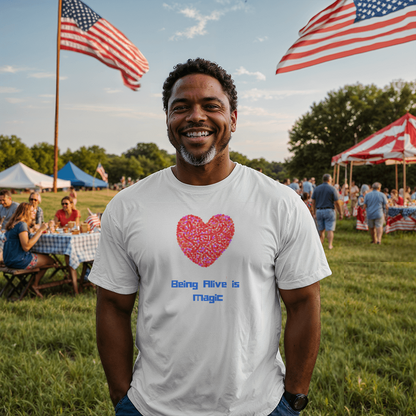Mosaic Heart T-Shirt version 3