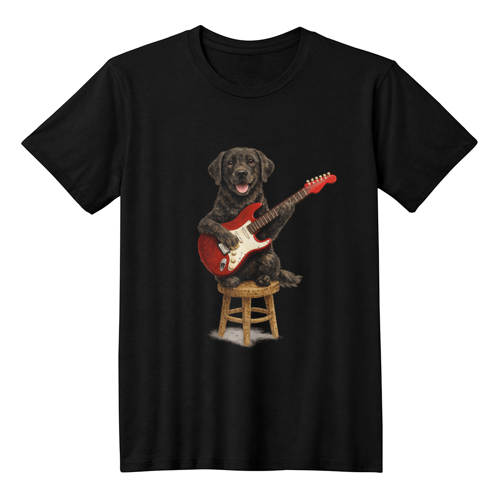 Dog Playing Guitar T-Shirt