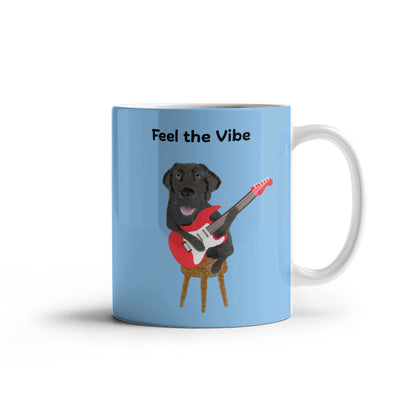 Dog Playing Guitar Mug
