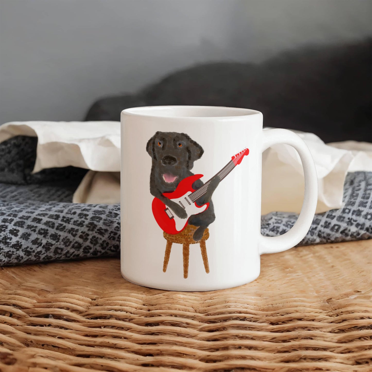 Dog Playing Guitar Beth