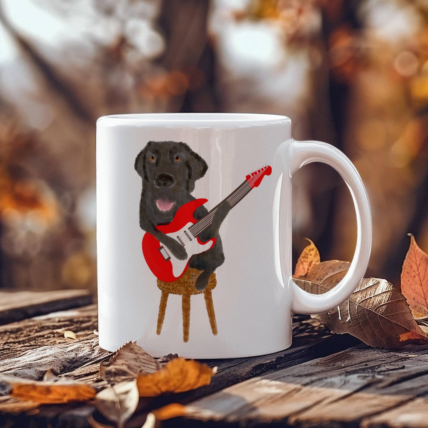 Dog Playing Guitar Beth