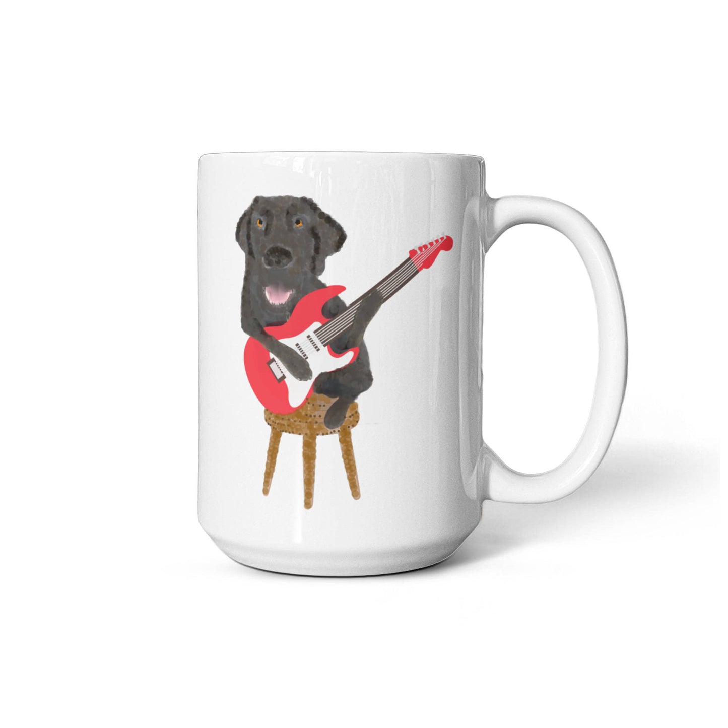 Dog Playing Guitar Beth