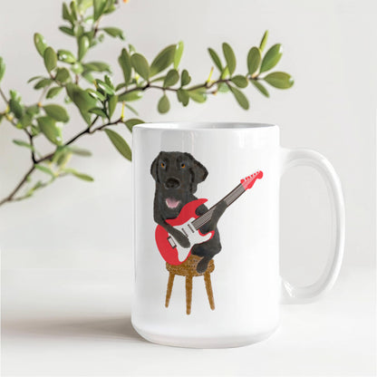 Dog Playing Guitar Beth